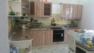 Фартук для кухни с рисунком в Алматы
